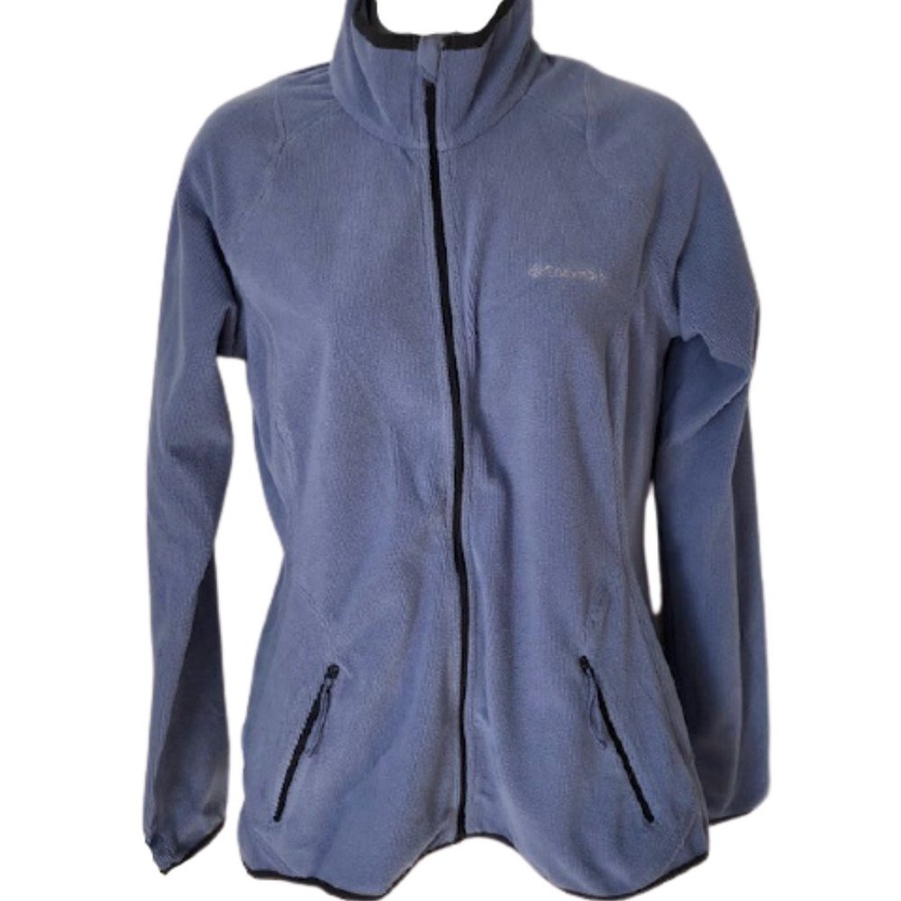 Columbia Women's Light Blue Full-Zip Fleece Jacket